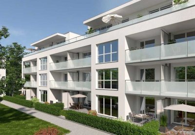 Exklusive 2-Zimmer-Wohnung mit Balkon in Moosburg an der Isar mit wunderschönem Ausblick
