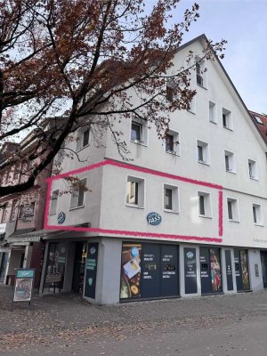 60 m² - Gepflegte 2,5-Raum-Wohnung mit Einbauküche in der Ravensburg Innenstadt
