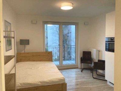 1-Zimmer-Wohnung, vollmöbliert, neuwertig