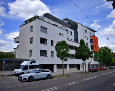 Luxuriöse 2-Zimmer-Wohnung mit Donaublick & stilvoller Einrichtung – möbliert in Toplage Neu-Ulm