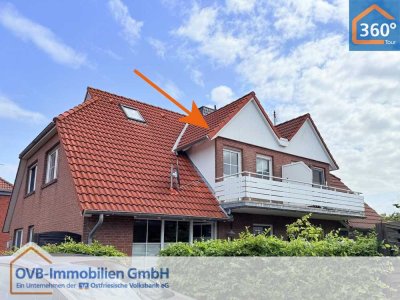 Gemütliche Dachgeschosswohnung mit Balkon in Greetsiel
