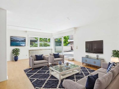 SCHWIND IMMOBILIEN - Wohnen & Arbeiten! Helle 3,5-Zimmer + hochwertige Nutzflächen + Dachterrasse