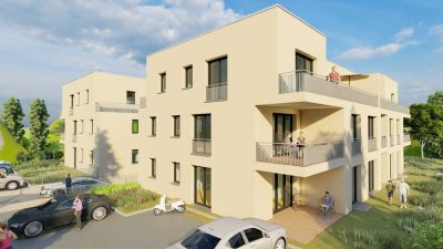 Familienfreundlich & elegant: 4-Zimmer-Neubau mit Terrasse und Gartenanteil
