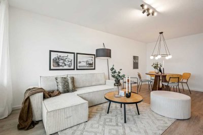 Frisch renovierte 3-Zimmerwohnung mit tollem Ausblick!