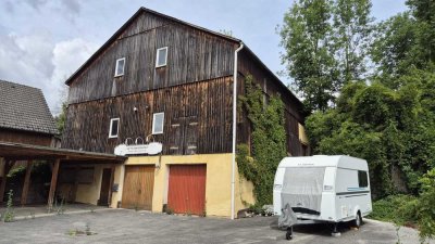 Große Scheune mit 3108 m2 Grundstück bei Ludwigsstadt