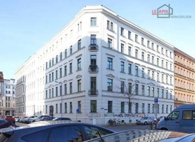 SCHICKE UNVERMIETETE 2-RWG IM 2.OG M. PARKETT IN DER BELIEBTEN LEIPZIGER SÜDVORSTADT