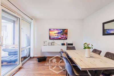 Frei werdende 3-Zimmer-Wohnung mit Balkon in Sonnenlage