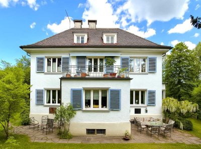 Rarität! Repräsentative Altbau Villa in ruhiger Lage nahe dem Isarhochufer