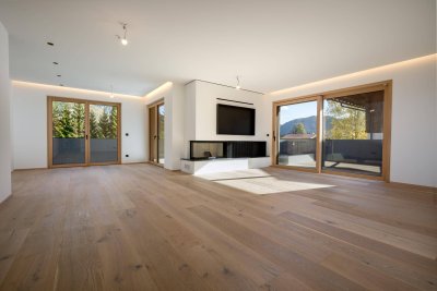 Neubauwohnung im Zentrum mit Kamin