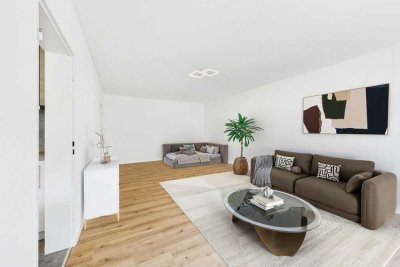 Neu sanierte 1-Zimmer-Wohnung mit Balkon & EBK in Ditzingen/Hirschlanden