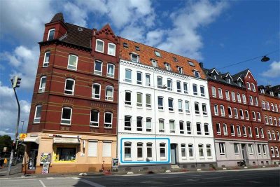 KIEL-SCHREVENTEICH: Bezugsfreie 2-Zimmer-Wohnung in City- und Uninähe (Höhe Städtisches Krankenhaus)