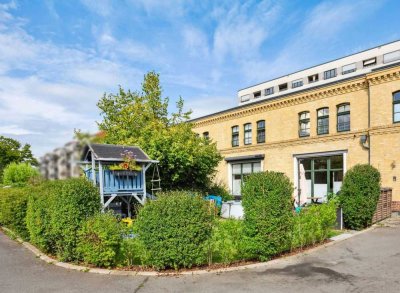 Denkmalgeschütztes Leipziger Siebengrün - 3 Zimmer Wohnung mit zwei Terrassen und begrüntem Garten