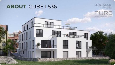 CUBES I 536 Drei Zimmer Neubauwohnung mit eigenem Garten und Top Energieeffizienz