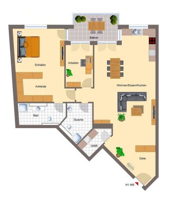 Bingen-Stadt - Einladende 3ZKB Neubau-Wohnung mit Terrasse - ERSTBEZUG