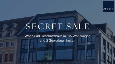Wohn-und Geschäftshaus mit 15 Whg. und 3 Gewerbeeinheiten in 1A Lage zum Kauf!