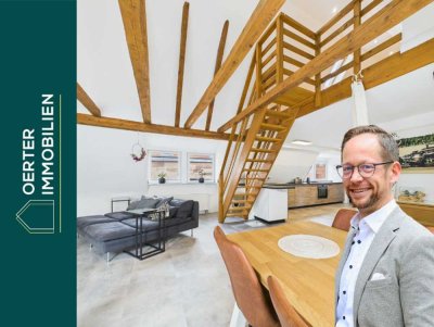 Im Herzen von Zirndorf – 4 Zimmer, offenes Gebälk, Galerie & sonnige Loggia