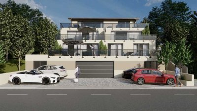Luxuriöse Obergeschosswohnung mit Weitblick zu vermieten