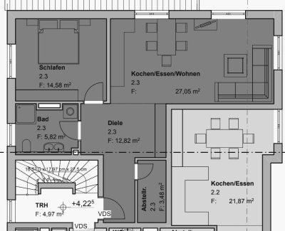 2-Zimmer Neubau Wohnung in zentraler Lage in Wasserburg zu vermieten.