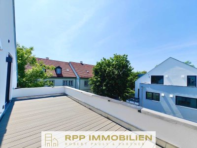 Neubau: 3-Zimmer Dachterrassentraum mit Westausrichtung - Bezugsfertig Sommer 2025
