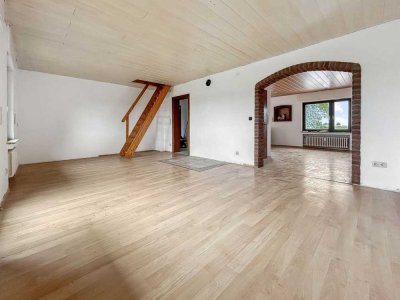 Renovierungsbedürftige 4-Zimmer-Maisonettewohnung im ersten Obergeschoss in Kerken-Eyll/Nieukerk