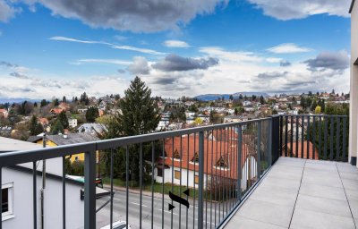 Luxuriöses Penthouse mit rd. 94 m² mit Blick auf Graz in Waltendorf