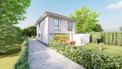 Fischeln/Königshof-freistehende Stadtvilla mit 130m2 inkl. Keller & Grundstück, Wärmepumpe,PV-Anlage