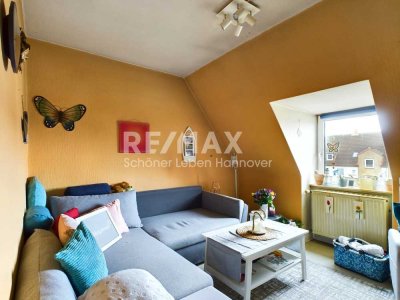 Renditeobjekt: Kleine Dachgeschosswohnung mit Gartennutzung