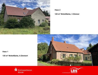 2 Einfamilienhäuser im Grünen!
