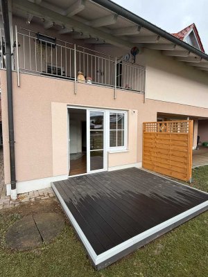 Terrassenwohnung mit 3 Zimmern & eigenem Stellplatz
