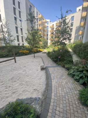 Neuwertige 3-Raum-Terrassenwohnung mit Balkon und Einbauküche in Frankfurt am Main