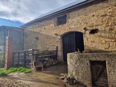 Wohnen mit Bauernhofflair – 3,5-Zimmer-Wohnung in Oberschwarzach, Ortsteil Wiebelsberg Haustiere erw