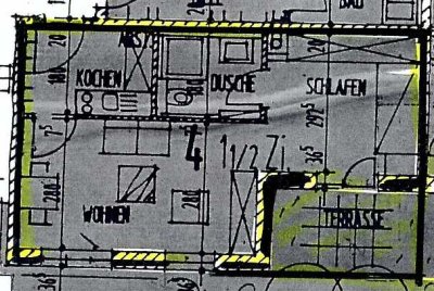 Geschmackvolle 1,5-Raum-EG-Wohnung mit Terrasse und Einbauküche in Freising