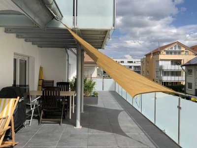 PRIVAT - helle 3,5-Zimmer-Wohnung in Asperg mit XXL-Terrasse + Stellplatz