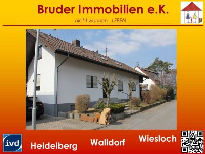Walldorf: freistehendes EFH, mit perfektem Home-Office, 2 Bäder, 100m zum Schwimmbad