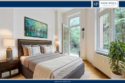 Geschmackvolle Hochparterre-Altbauwohnung  mit eigenem Garten