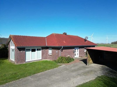 Schöner Bungalow mit 
PV Anlage in Nordseenähe!
