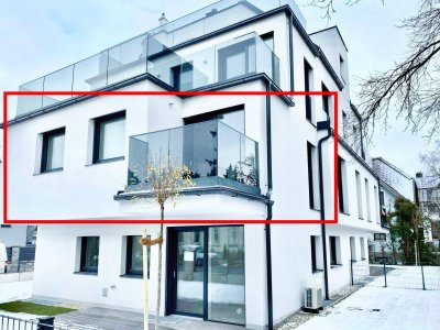 NEUBAU &amp; 2 separat begehbare Schlafzimmer: Sofort beziehbare Wohnung mit Balkon