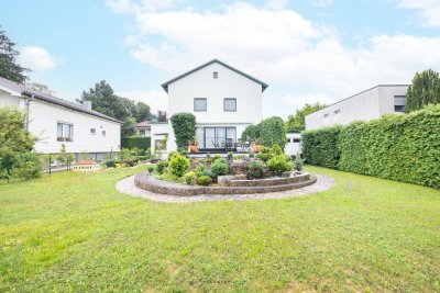 Gepflegtes Einfamilienhaus mit großem Garten, Sauna, Pool &amp; Top-Zustand in begehrter Lage von Strebersdorf