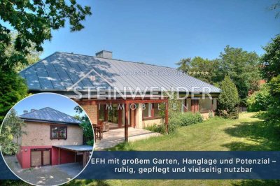 Einfamilienhaus mit großem Garten, Hanglage und Potenzial – ruhig, gepflegt und vielseitig nutzbar