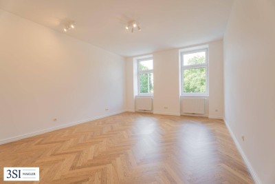 Erstbezug in ruhiger Lage – hochwertig sanierte 2-Zimmer Altbauwohnung am Laubepark