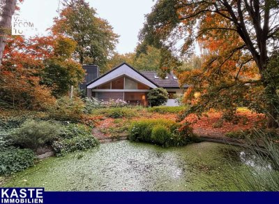 Architekten-Villa in Waldrandlage & Anbaupotenzial in Bestlage von Isernhagen-Süd