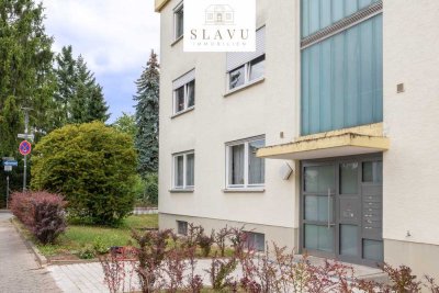 Ruhig gelegene 4-Zimmer-Wohnung mit Loggia, Blick ins Grüne & Einzelgarage