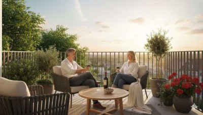 Wohnen über den Dächern  mit Dachterrasse - kaum Energiekosten  & ruhige Lage - QNG (ab 1.13% p.a)