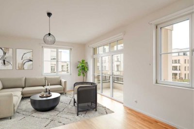 Stilvolle 2-Zimmer-Wohnung mit Balkon und Weitblick