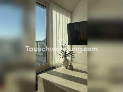 Tauschwohnung: Große, helle Neubauwohnung, 3 Zimmer mit 2 großen Balkonen