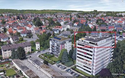 Provisionsfreies, wunderschönes, renovierungsbedürftiges Penthouse in herrlicher Lage