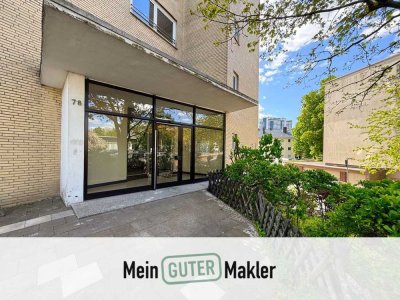 Aussichtsreich & zentral – Sanierungsbedürftige 2-Zimmer-Wohnung mit Südwest-Loggia