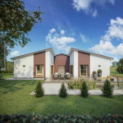 Wohnvergnügen auf einer Ebene