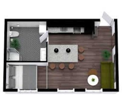 Helle 1-Zimmer Wohnung mit Balkon in Norderstedt