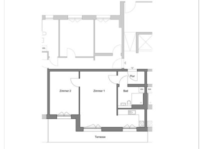 2 Zimmer-Wohnung in Büchenbach